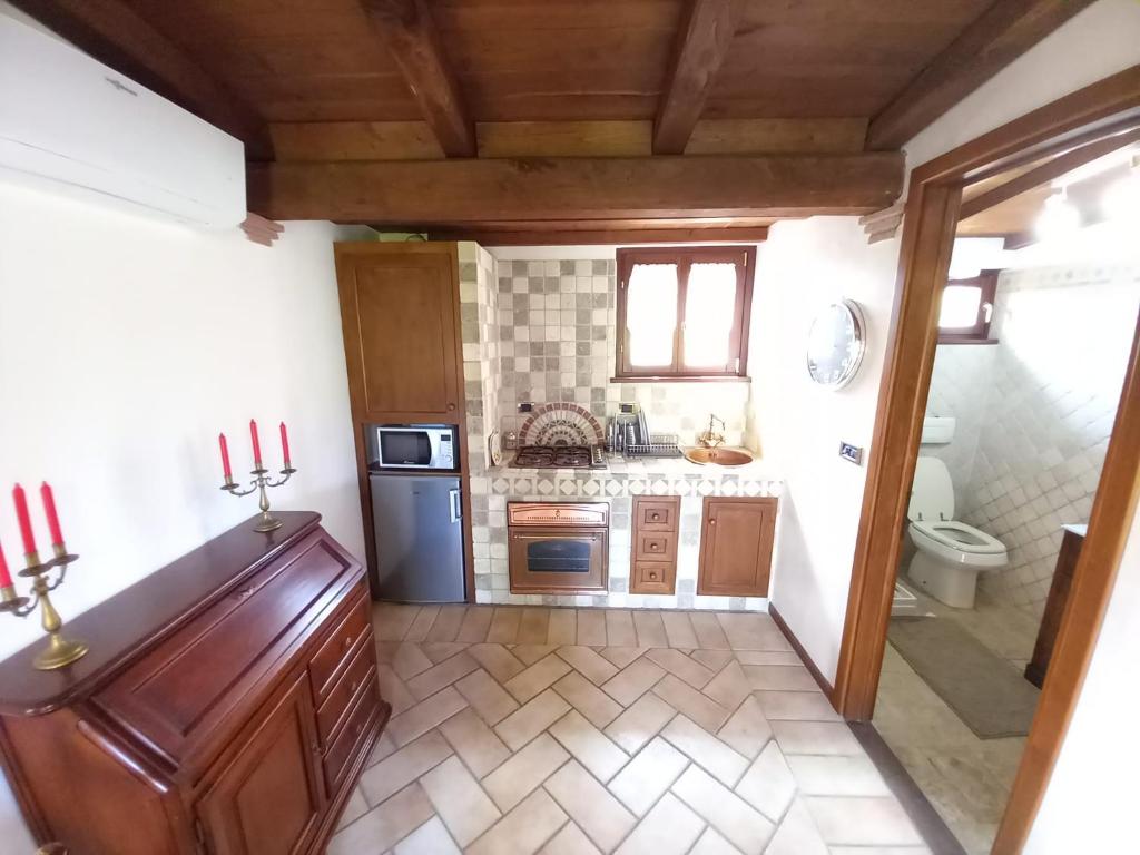 Kuchyň nebo kuchyňský kout v ubytování B&B Monte Tavolino