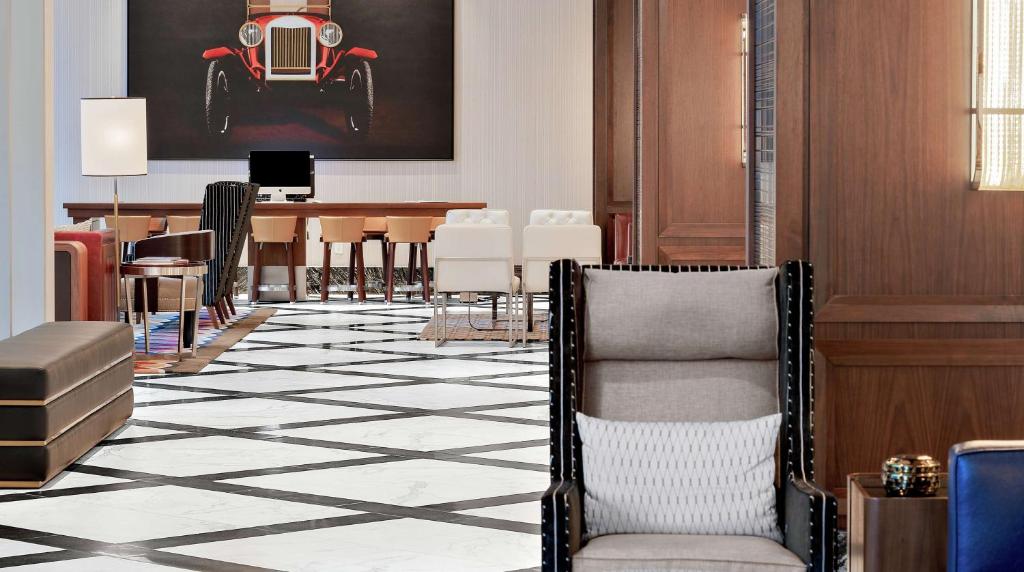Posezení v ubytování Hampton Inn Chicago McCormick Place