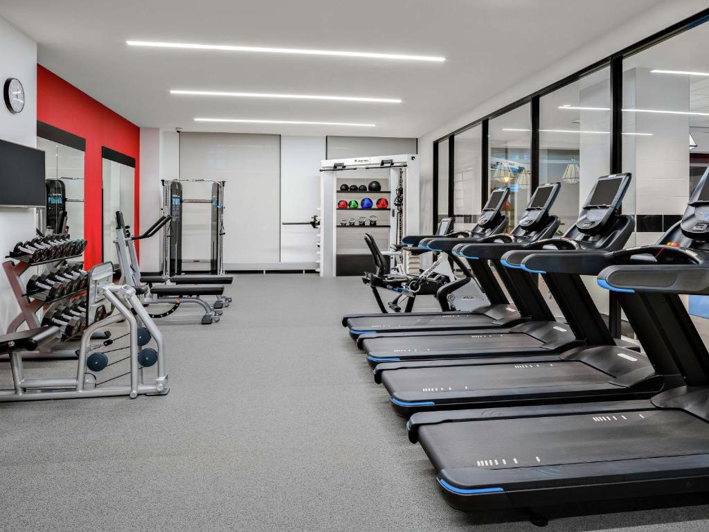 Fitness centrum a/nebo fitness zařízení v ubytování Hampton Inn Chicago McCormick Place