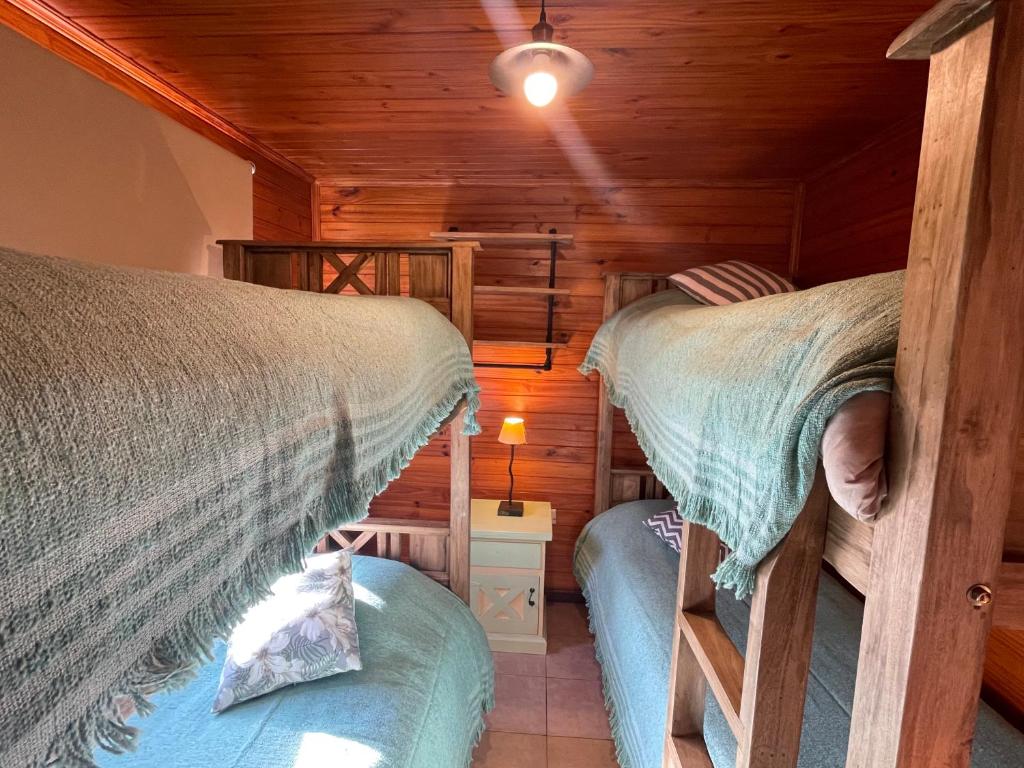 Postel nebo postele na pokoji v ubytování La Comarca Azul