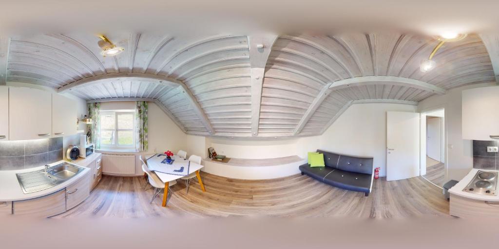 Posezení v ubytování Ferienwohnung Kleissner