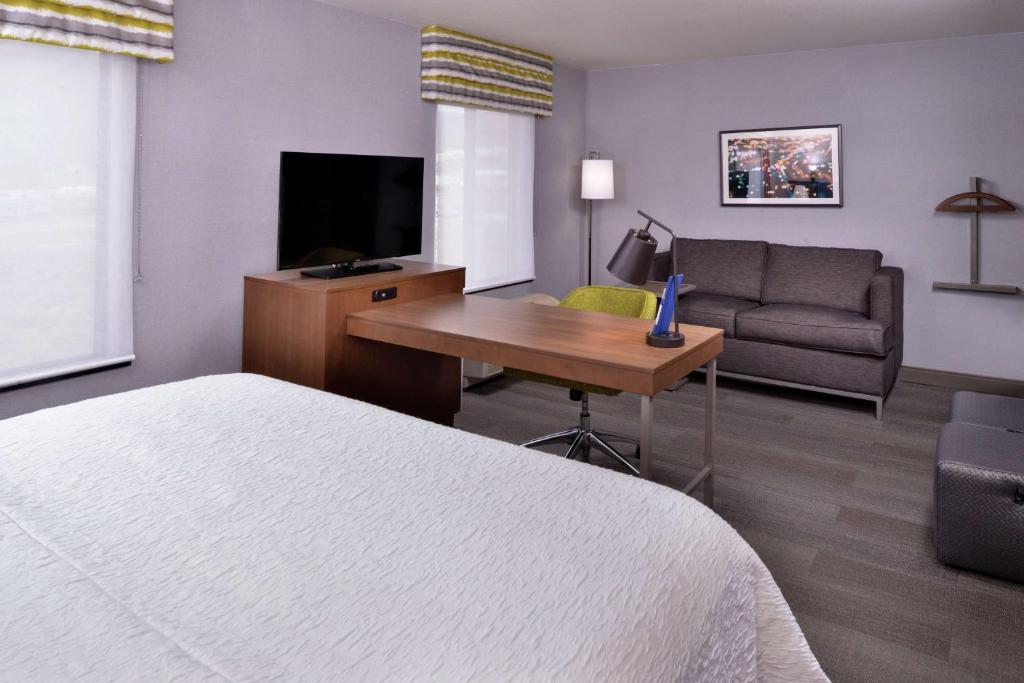 TV a/nebo společenská místnost v ubytování Hampton Inn & Suites Carson City