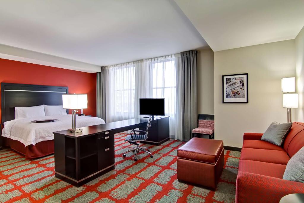 Hampton Inn and Suites Cincinnati - Downtown - King Studio Suite - Non Fumatori