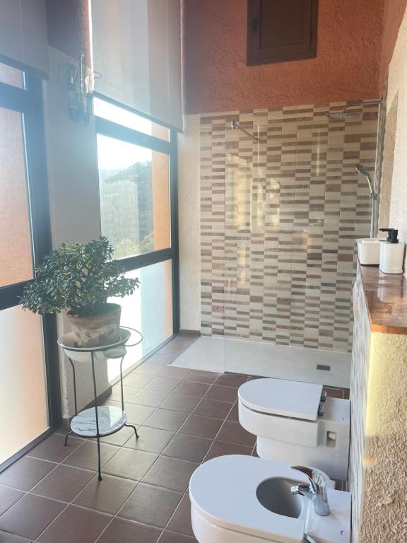 Kúpeľňa v ubytovaní Casa La Gavina Blanca