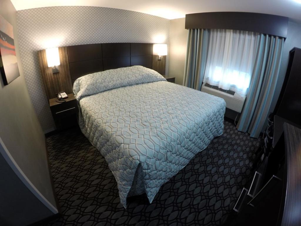 Postel nebo postele na pokoji v ubytování Red Carpet Inn Elmwood