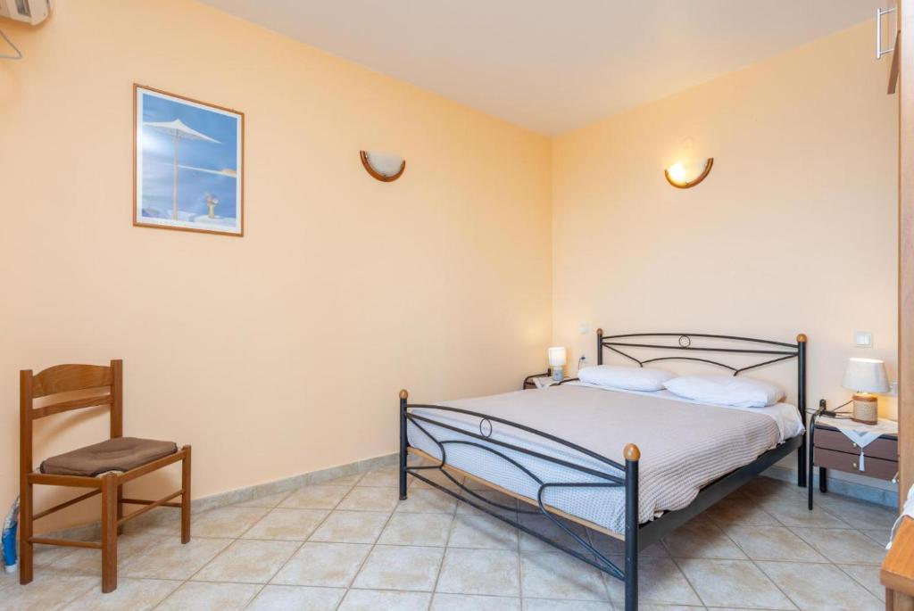 A bed or beds in a room at Villa Valio
