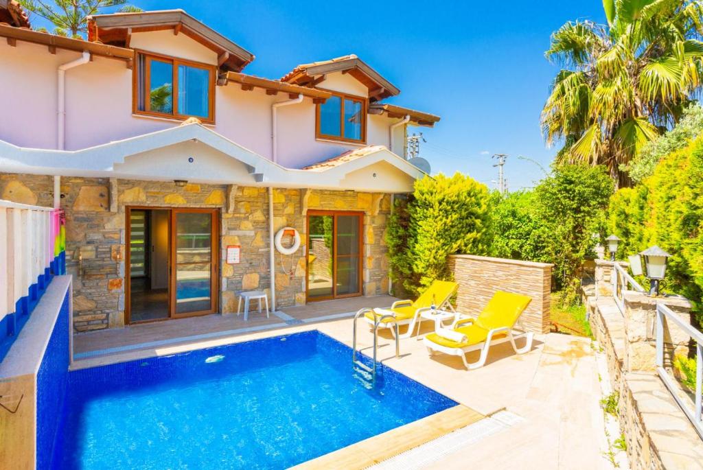 Πισίνα στο ή κοντά στο Villa Aysel Paradise