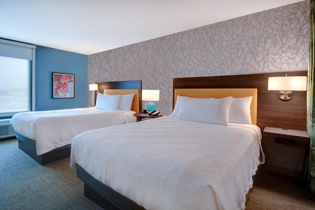 Postel nebo postele na pokoji v ubytování Home2 Suites East Hanover, NJ