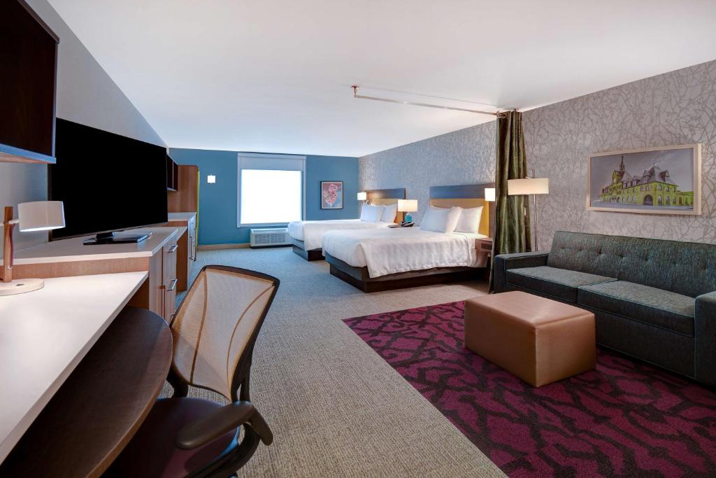 Postel nebo postele na pokoji v ubytování Home2 Suites East Hanover, NJ