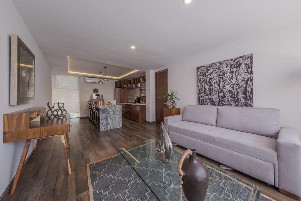 Posezení v ubytování Nimue Marina Residence
