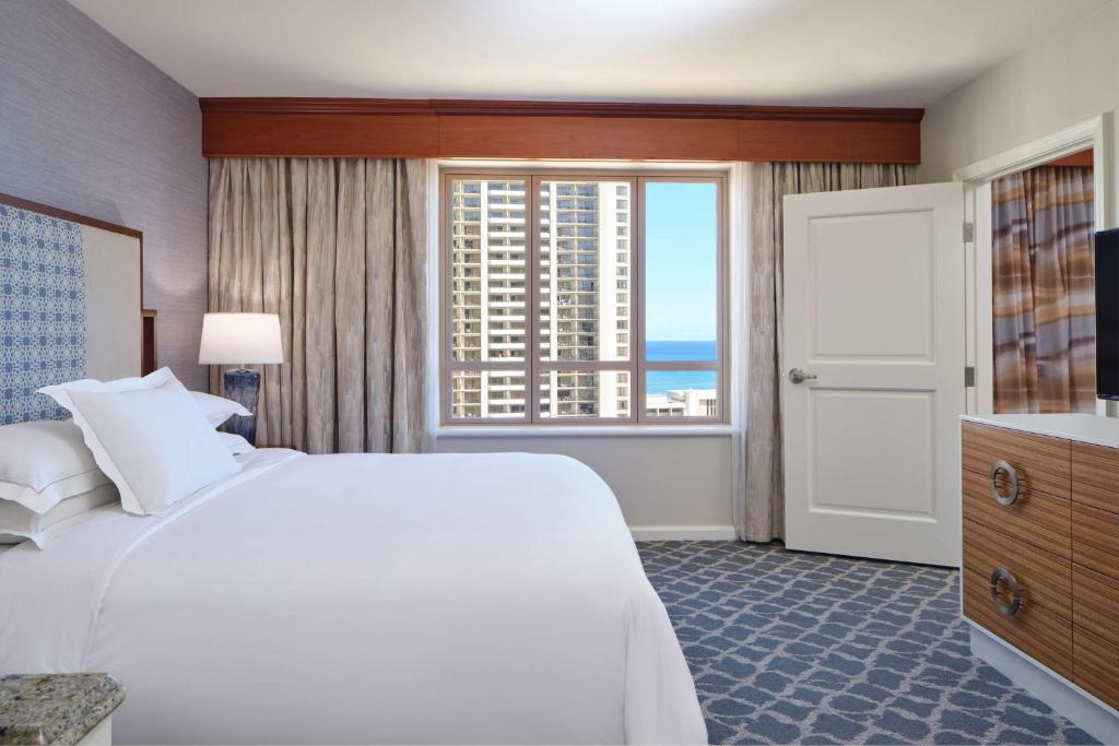Hilton Grand Vacations Club Grand Waikikian Honolulu - Suite King De Un Dormitorio Con Vista Al Mar