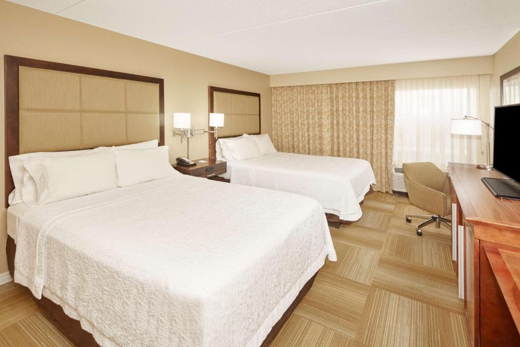 Hampton Inn Lafayette - Queen Room Met Twee Queensize Bedden - Niet -roken