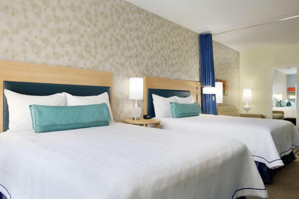 Voodi või voodid majutusasutuse Home2 Suites By Hilton McAllen toas
