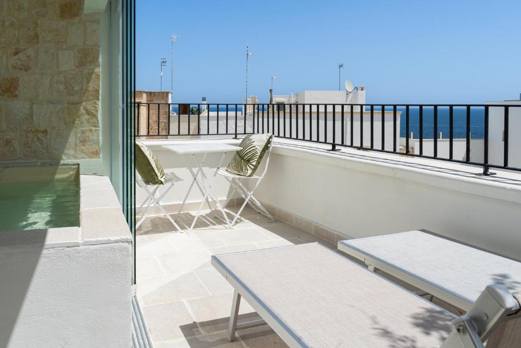 Balkón nebo terasa v ubytování Dimore di Brando San Benedetto
