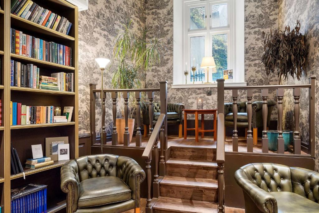 Posezení v ubytování Hotell Linnéa - Helsingborg