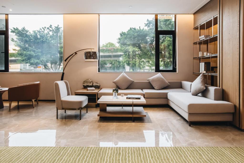 Posezení v ubytování Orienwit Hotel-Free Shuttle Bus fir Canton Fair
