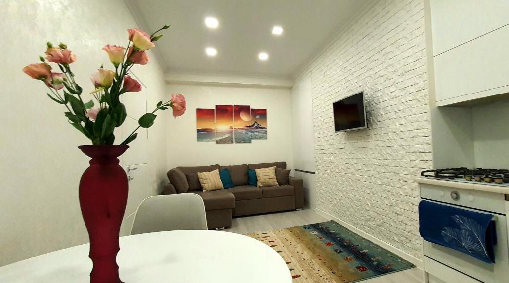Bernardazzi residence tesisinde bir oturma alanı