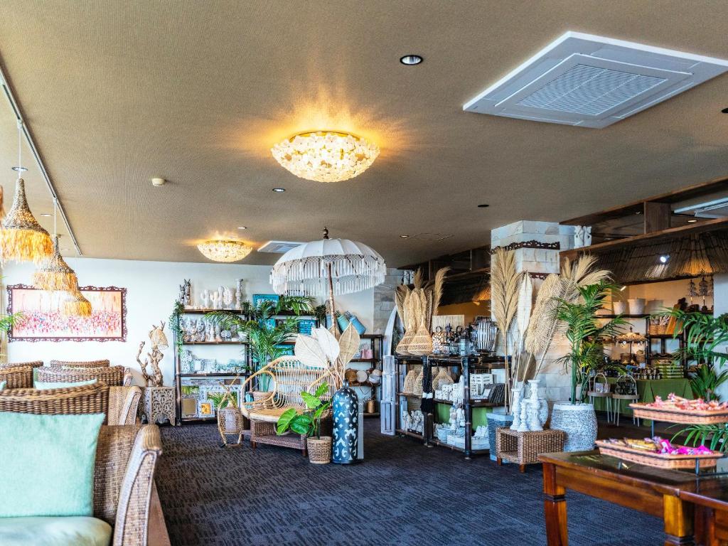 Posezení v ubytování Bali Resort SAYA no Kaze