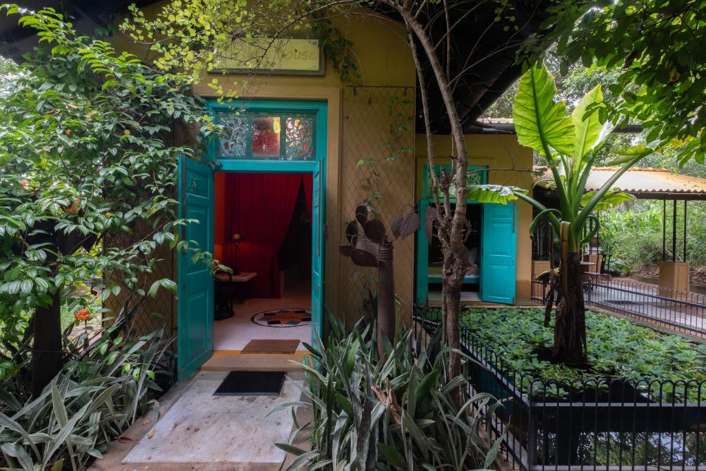 Zahrada ubytování Casa Heliconia
