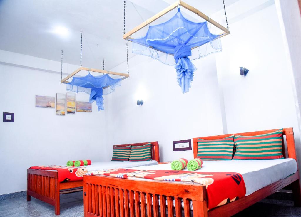 Postel nebo postele na pokoji v ubytování Eco Diamond Palace
