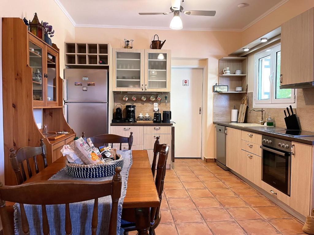 A kitchen or kitchenette at Villa Pigi