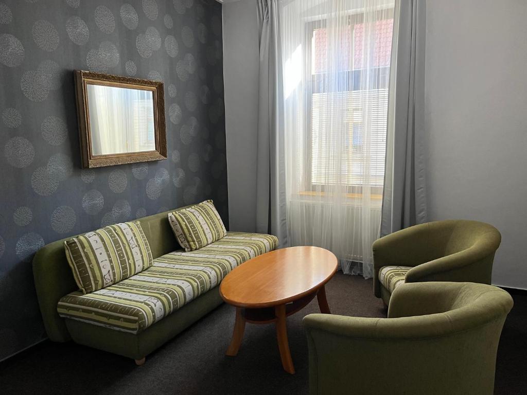 Posezení v ubytování Hotel U Dvou medvídků