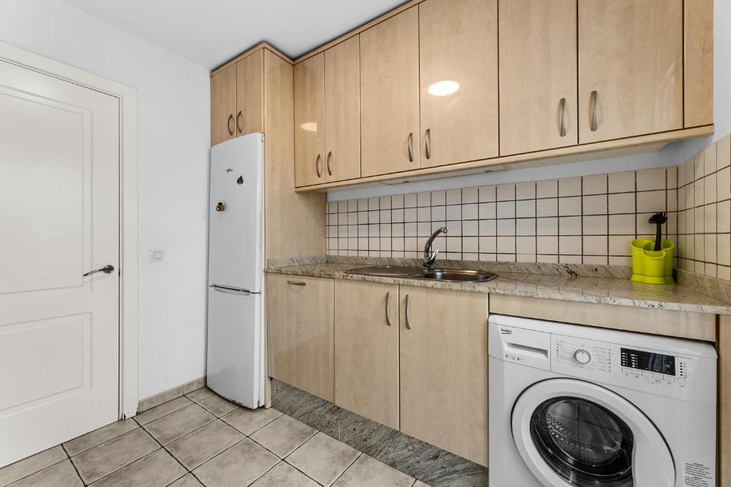 Kuchyň nebo kuchyňský kout v ubytování Villa Liv