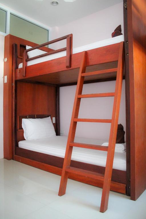 Postel nebo postele na pokoji v ubytování Phangan Barsay Hostel