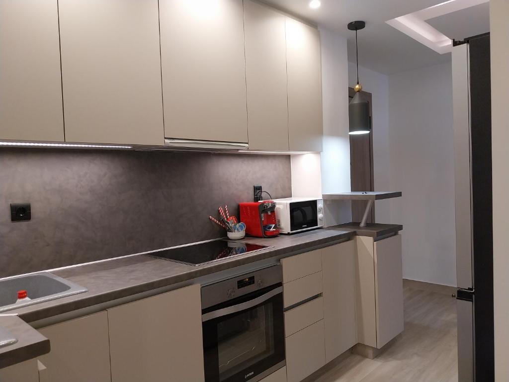 A kitchen or kitchenette at ERODIOS TOWN
