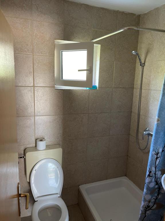 Kúpeľňa v ubytovaní Apartmani Caganić Villa Bledi
