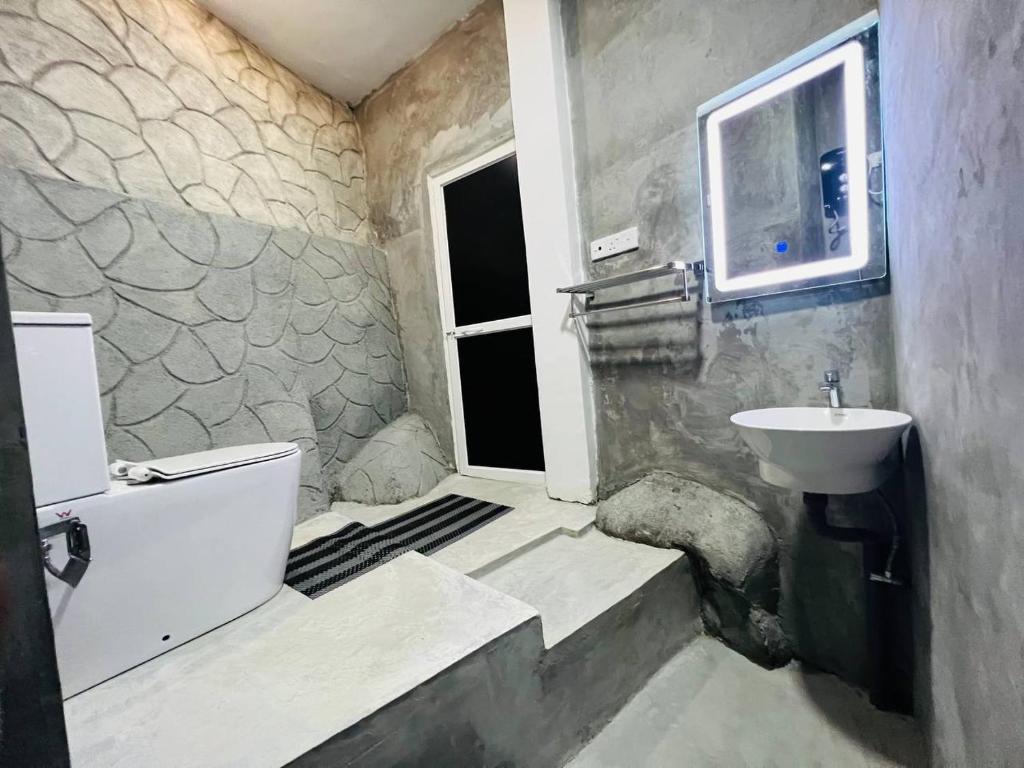 Koupelna v ubytování Dolape Villa