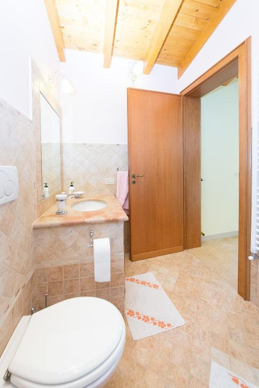Koupelna v ubytování Casa Lucia