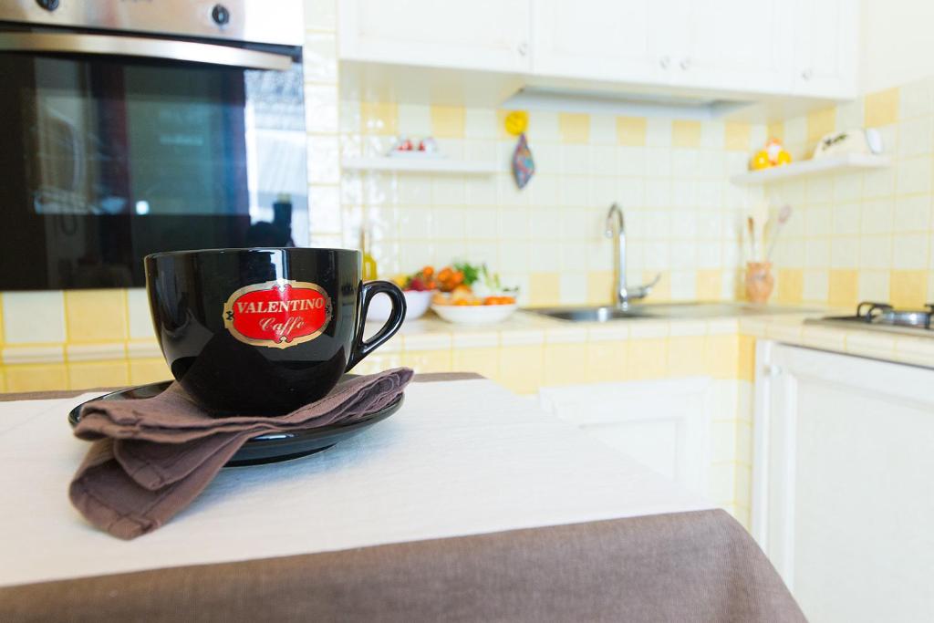 Kuchyň nebo kuchyňský kout v ubytování Casa Lucia