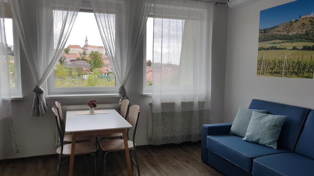 Ruang duduk di Apartmány Pemag Mikulov