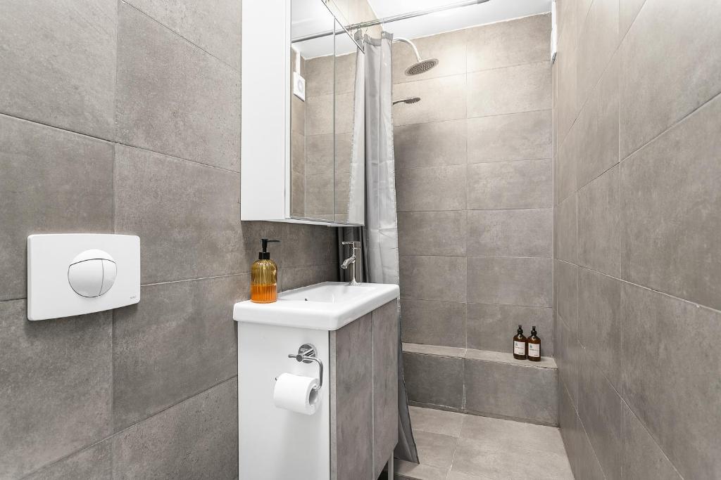 Koupelna v ubytování Reykjavík Central Guesthouse