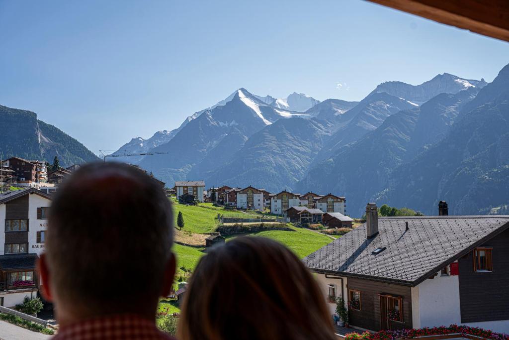 Nespecifikovaný výhled na hory nebo výhled na hory při pohledu z bed and breakfast
