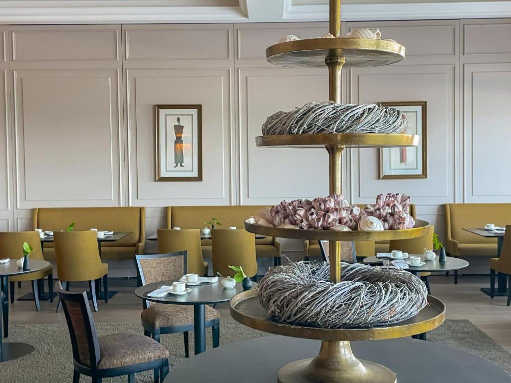 Posezení v ubytování Grand Hotel Seeschlösschen Sea Retreat & SPA