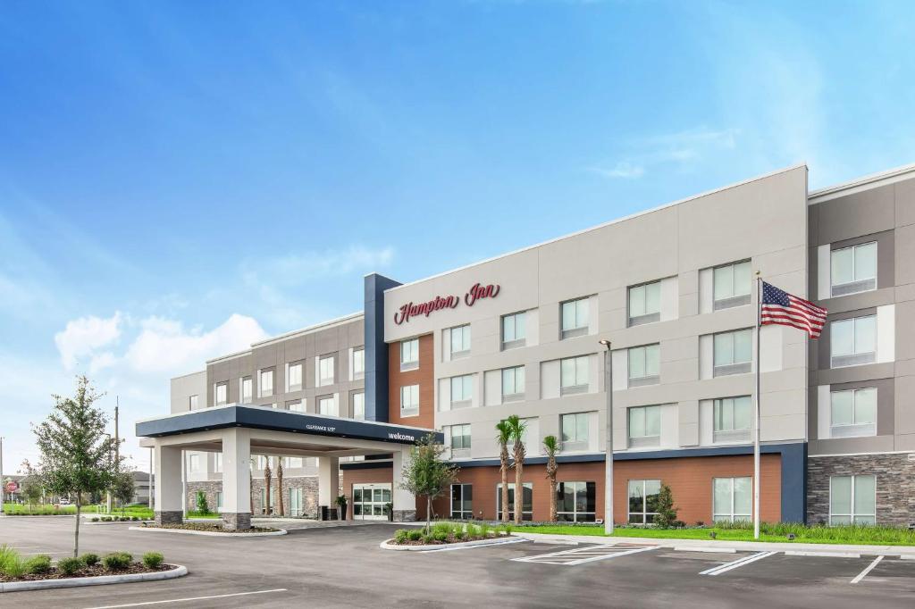 a rendering of the front of a hotel at Hampton Inn Odessa Trinity in Odessa