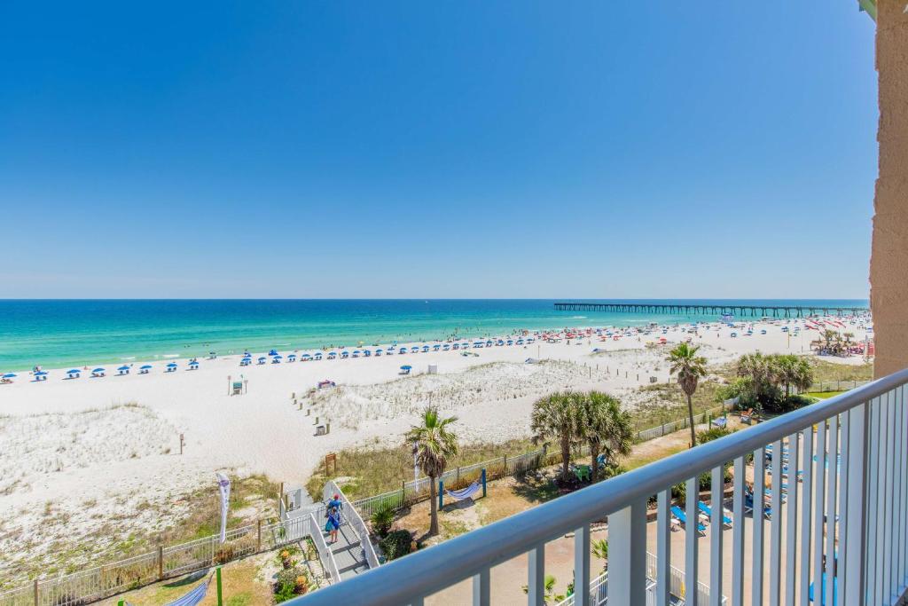 Hampton Inn Pensacola Beach - Chambre Queen Avec Deux Lits Queen Avec Balcon - Vue Sur Le Golfe