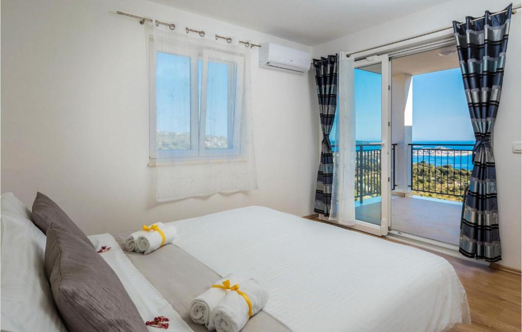 Posteľ alebo postele v izbe v ubytovaní Villa Luxury Dvornice