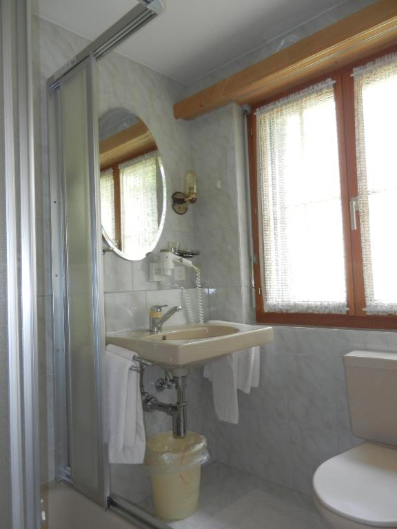 Koupelna v ubytování Hotel B&B Casa La Val