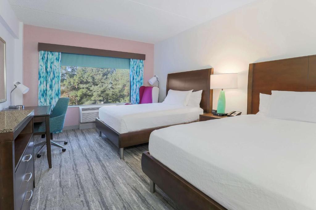 Hilton Garden Inn Raleigh-Durham/Research Triangle Park - 大号床间 - 带两张大号床