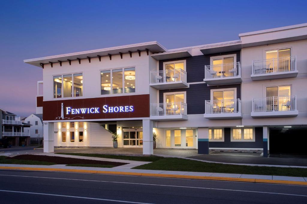 a building with a sign that reads tenant stores at Fenwick Shores, Tapestry Collection by Hilton in Fenwick Island