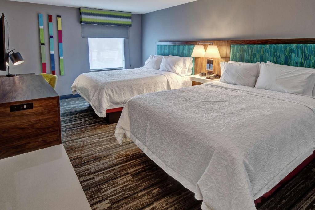 Hampton Inn New Albany Louisville West - Queen Room Met Twee Queensize Bedden - Niet -roken