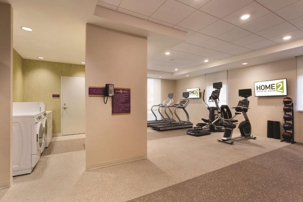 Fitness centrum a/nebo fitness zařízení v ubytování Home2 Suites by Hilton Lehi/Thanksgiving Point