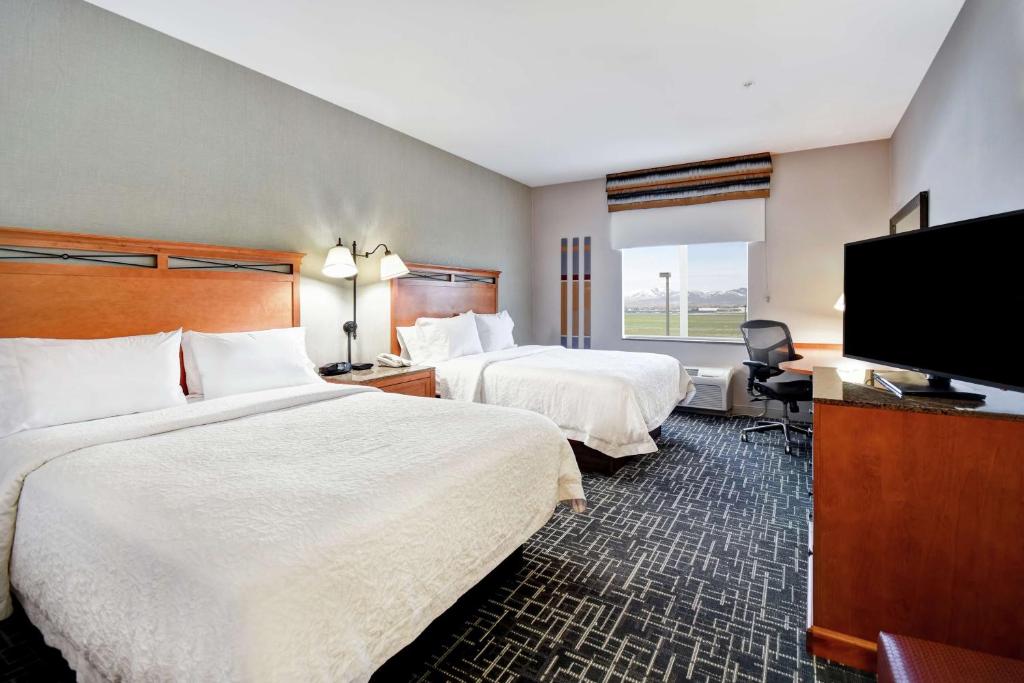 Hampton Inn & Suites Salt Lake City-West Jordan - Queen Room With Two Queen Beds - Non-Smoking