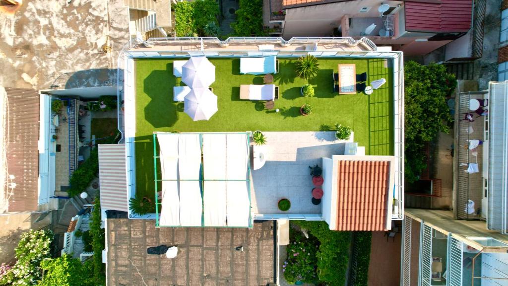 Balkón nebo terasa v ubytování Guest house Villa Slavica