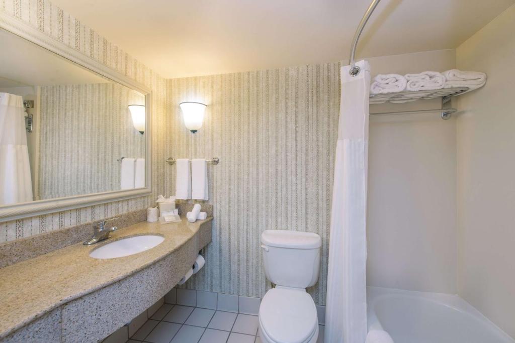 Koupelna v ubytování Hilton Garden Inn Fishkill