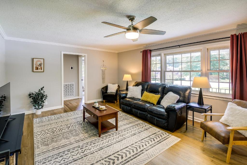 Et opholdsområde på 4 Mi to Dtwn Knoxville Extended Stay Family Home