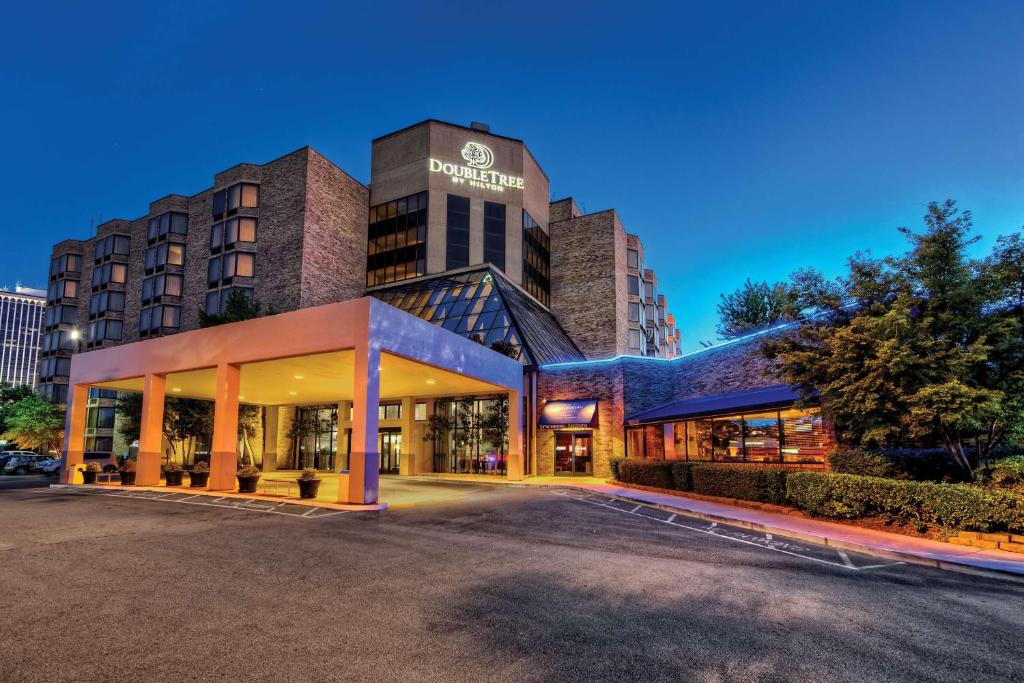 a rendering of a hotel with a building at DoubleTree by Hilton Memphis in Memphis